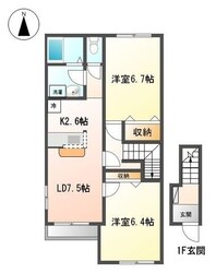 ノースヒルの物件間取画像